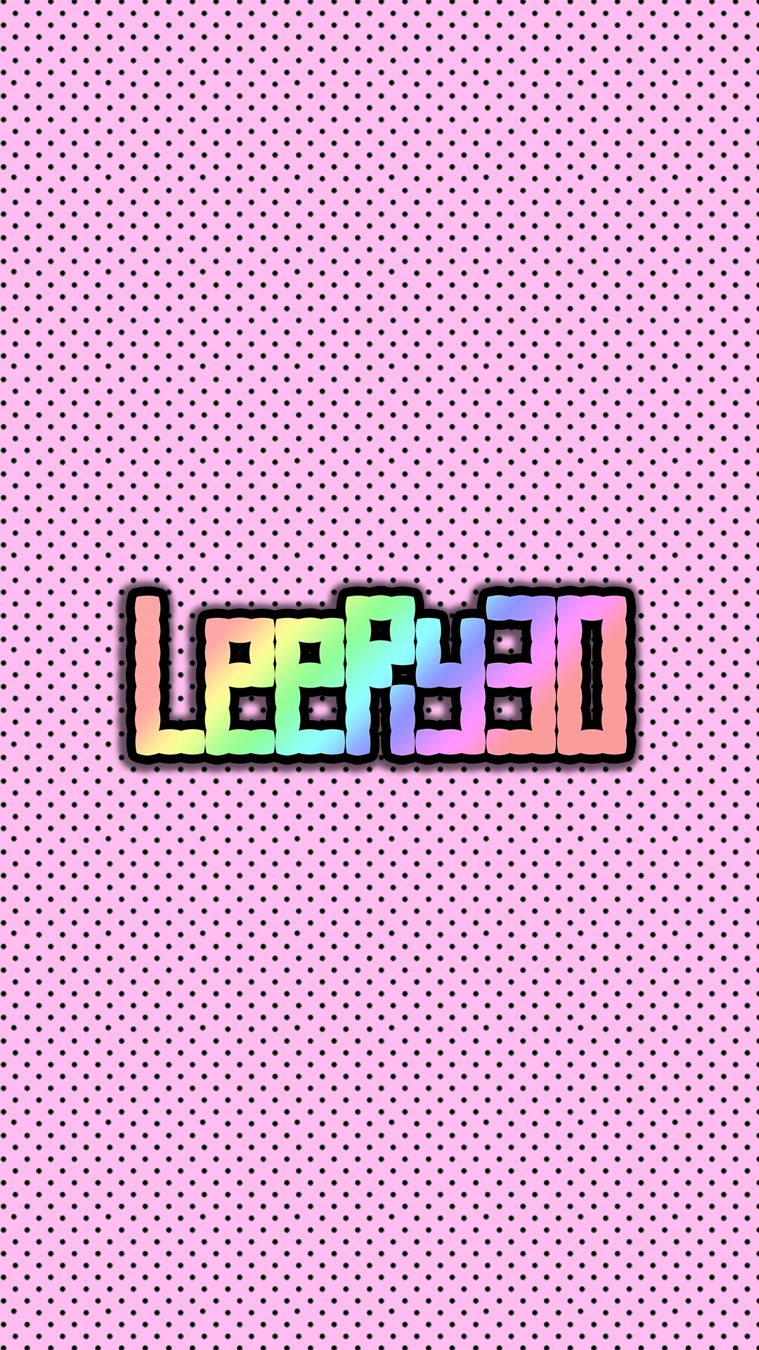LeeRy30 Pink Dots Phone Wallpaper